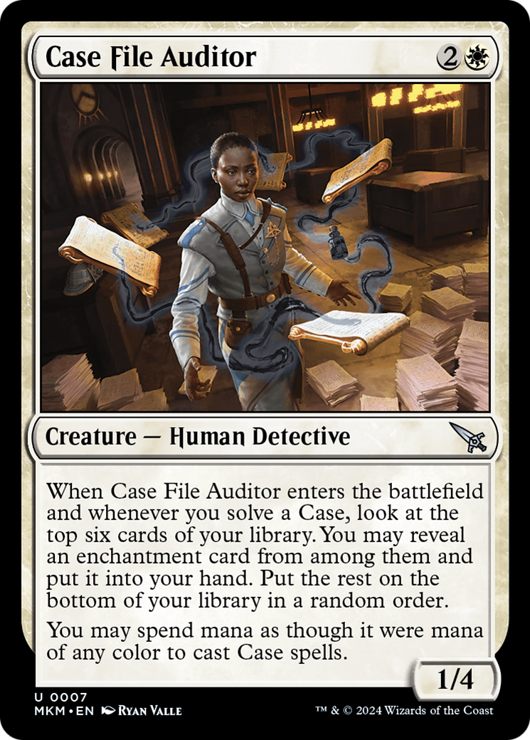 Case File Auditor (b) (MKM-07†) - Murders at Karlov Manor Foil