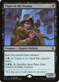 Piper of the Swarm (ELD Bundle) (UMP-392) - Throne of Eldraine Foil
