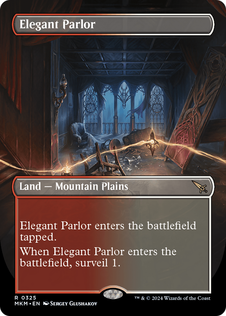 Elegant Parlor (Borderless) (MKM-325) - Murders at Karlov Manor (Borderless)