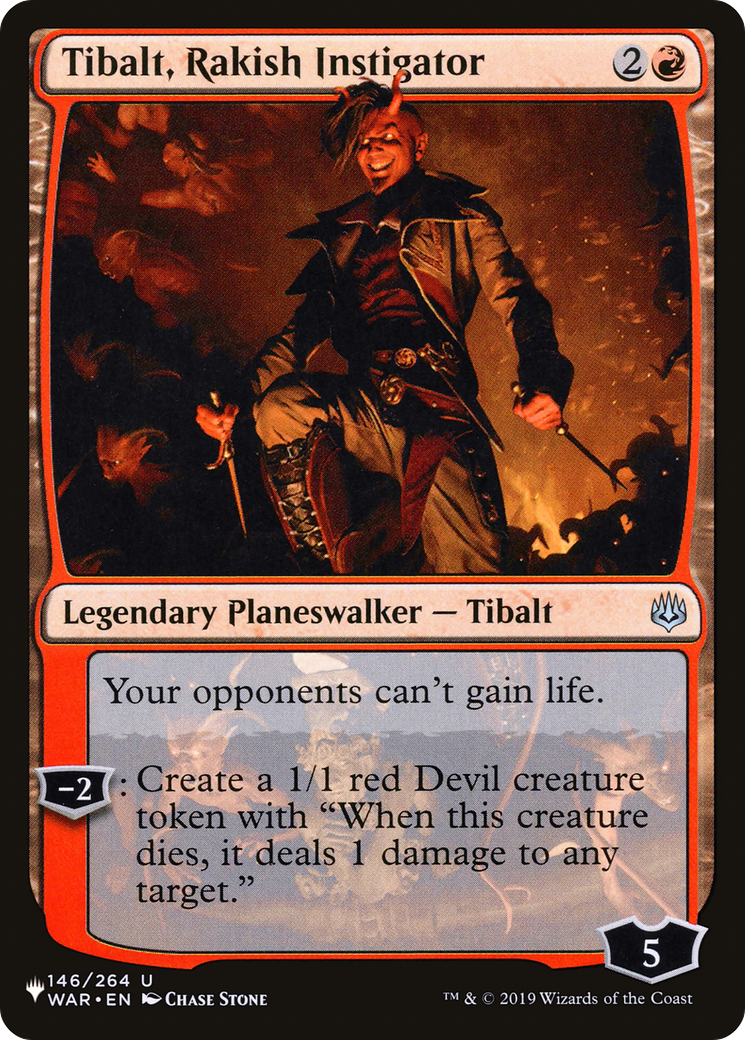 Tibalt, Rakish Instigator (LIST-146/264) - The List