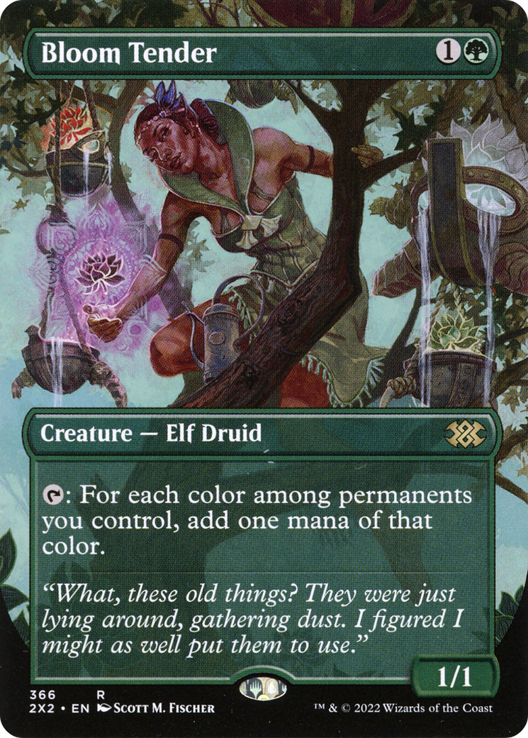 Bloom Tender (Borderless) (2X2-366) - Double Masters 2022 (Borderless)