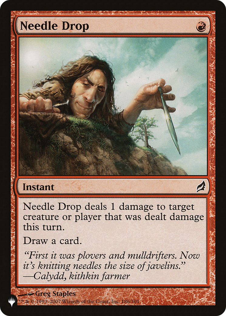 Needle Drop (LIST-LRW-186) - The List