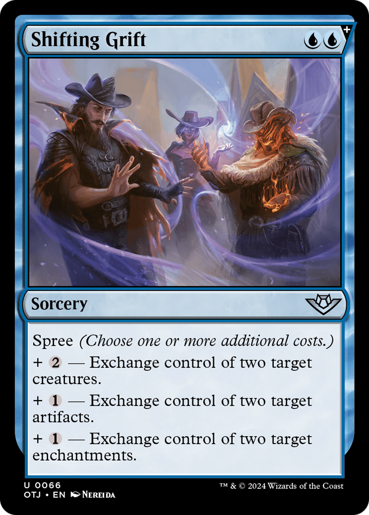 Shifting Grift (OTJ-066) - Outlaws of Thunder Junction: (spree) Foil