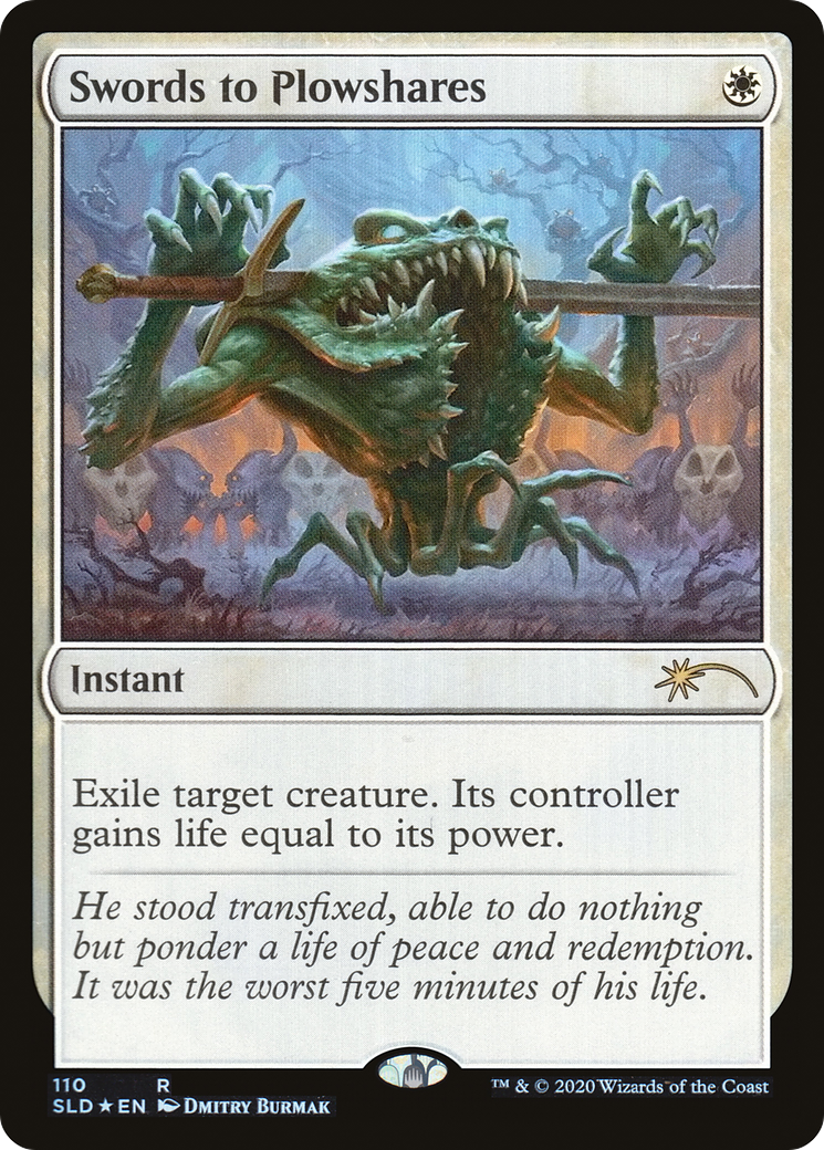 Swords to Plowshares (110) (SLD-110) - Secret Lair Drop Foil