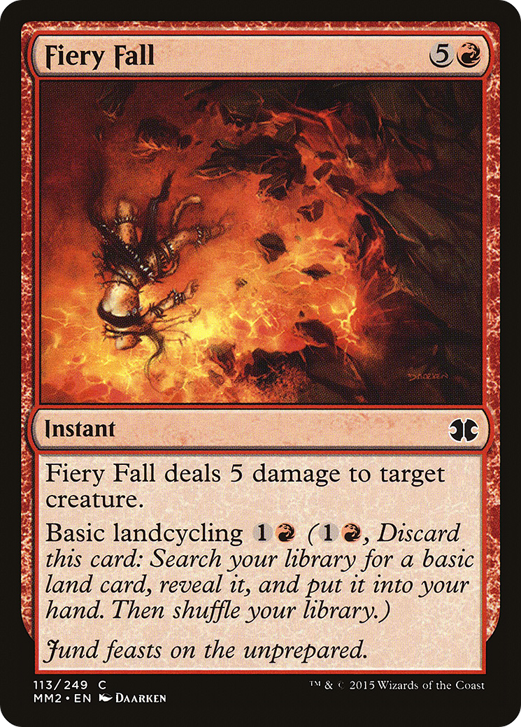 Fiery Fall (MM2-113) - Modern Masters 2015 Foil