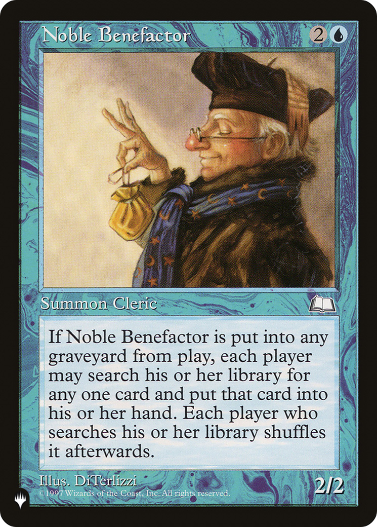 Noble Benefactor (LIST-) - The List