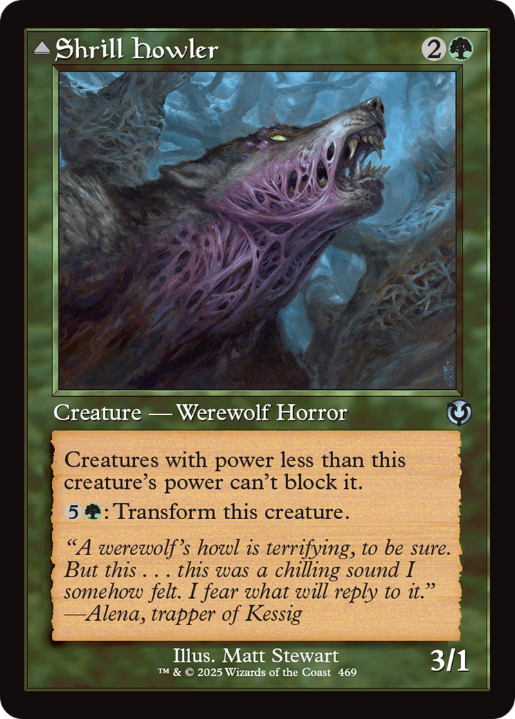 Shrill Howler // Howling Chorus (INR-469) - Innistrad Remastered Foil