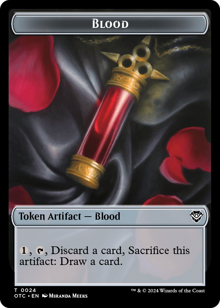 Blood (TOTC-024) - Outlaws of Thunder Junction Commander Tokens Foil