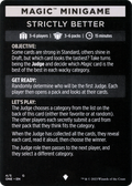 Strictly Better // Strictly Better (cont'd) (MONE-004) - Phyrexia: All Will Be One Minigames Foil