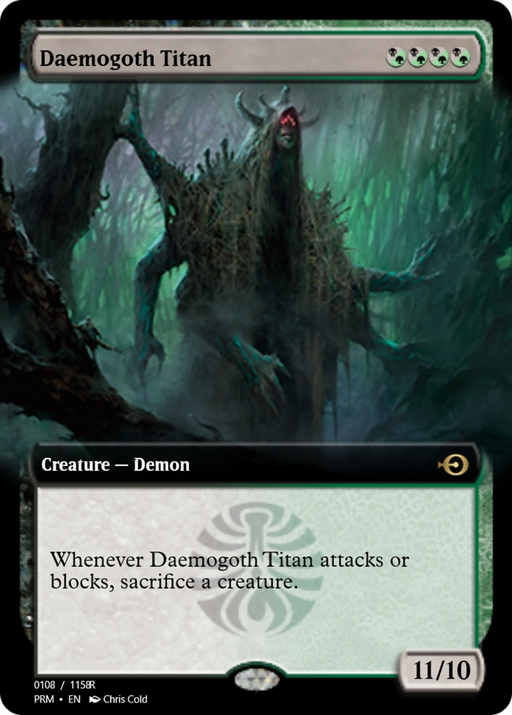 Daemogoth Titan (PRM-90188) - Magic Online Promos
