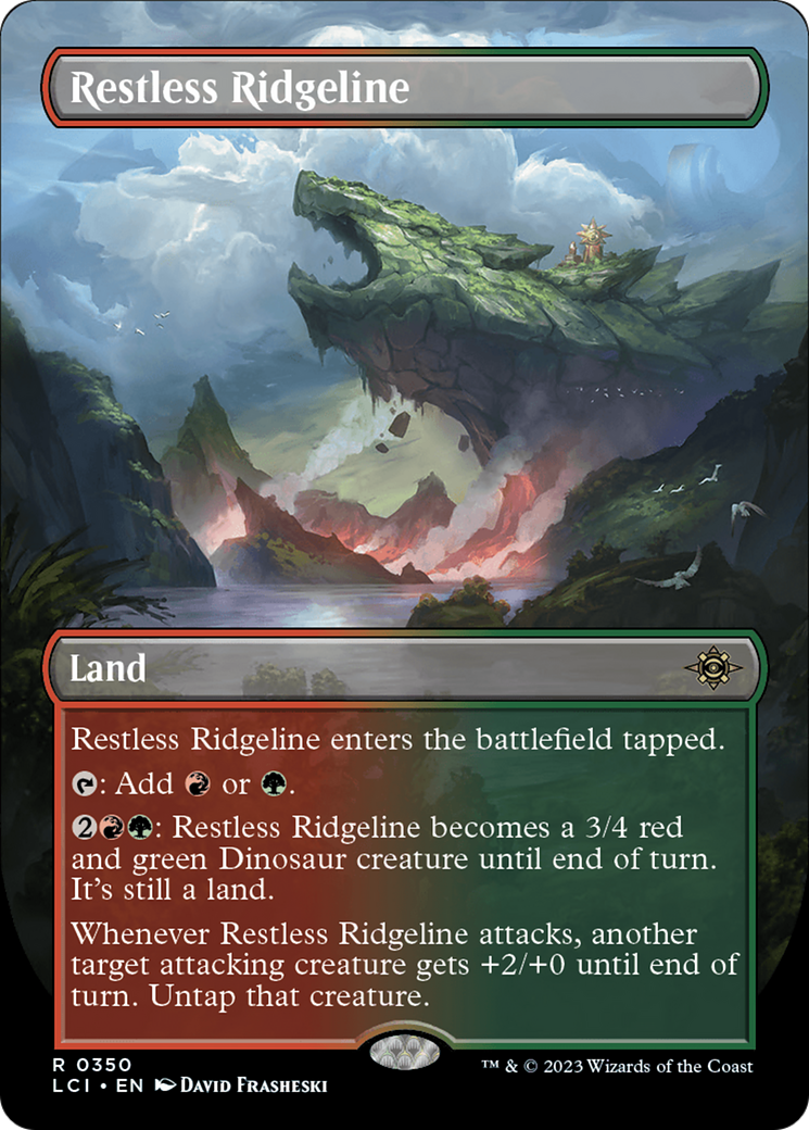 Restless Ridgeline (Borderless) (LCI-350) - The Lost Caverns of Ixalan (Borderless)