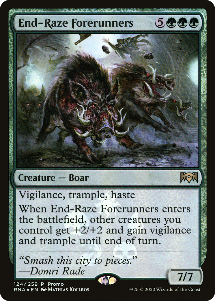 End-Raze Forerunners (MEDIA-124★) - Ravnica Allegiance Promos Foil