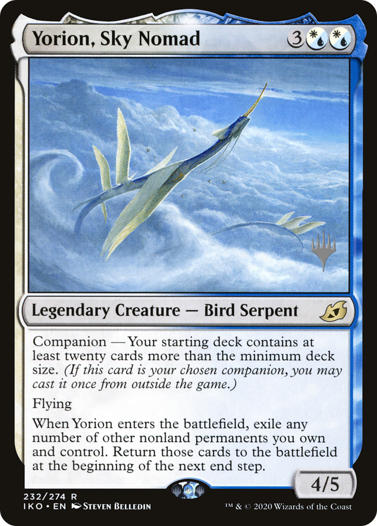 Yorion, Sky Nomad (PPIKO-232P) - Ikoria: Lair of Behemoths Promos: (companion) Foil