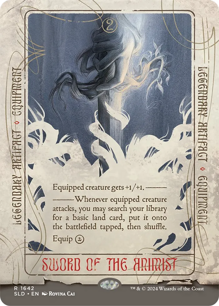 Sword of the Animist (SLD-1642) - Secret Lair Drop (Borderless)
