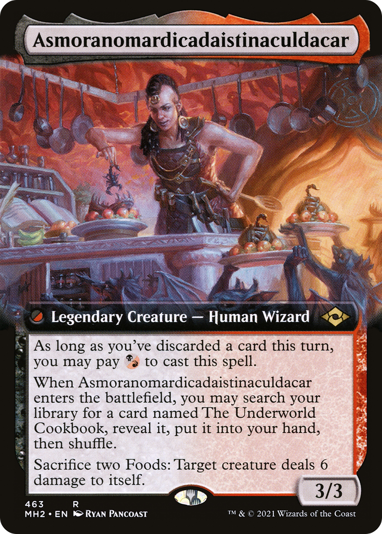 Asmoranomardicadaistinaculdacar (Extended Art) (MH2-463) - Modern Horizons 2: (Extended Art) Foil