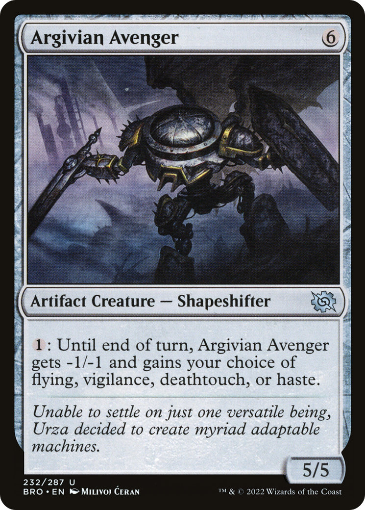Argivian Avenger (BRO-232) - The Brothers' War