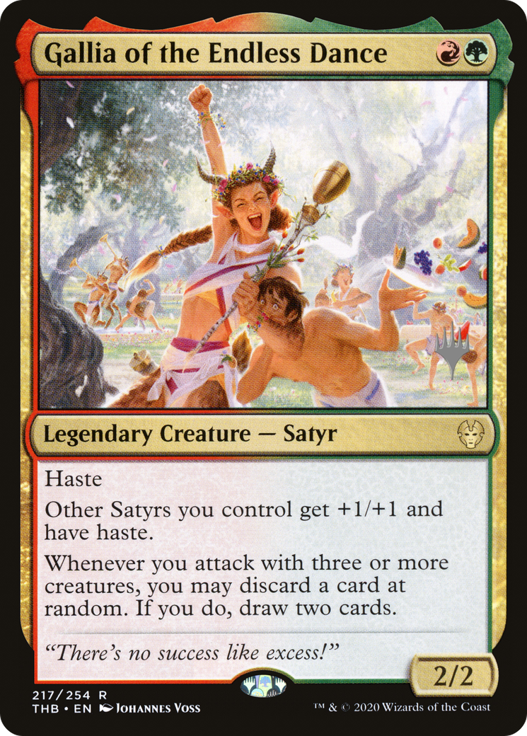 Gallia of the Endless Dance (PPTHB-217P) - Theros Beyond Death Promos Foil
