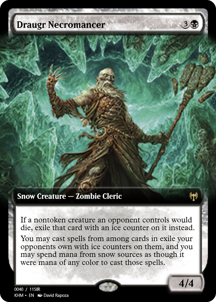 Draugr Necromancer (PRM-88280) - Magic Online Promos: (snow)