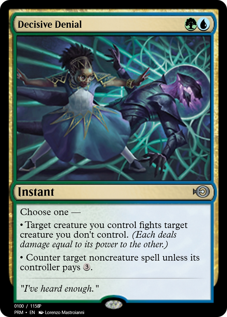 Decisive Denial (PRM-90172) - Magic Online Promos