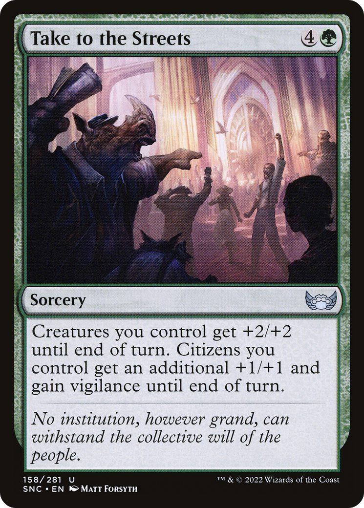 Take to the Streets (SNC-158) - Streets of New Capenna