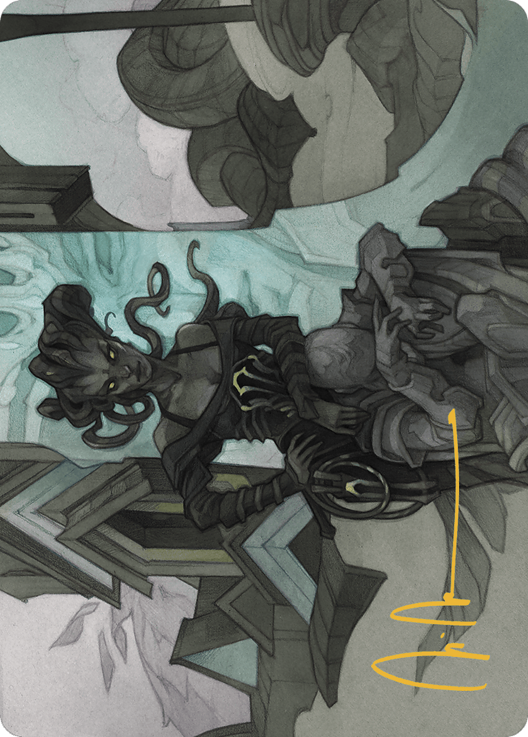 Vraska Joins Up // Vraska Joins Up (AOTJ-034) - Outlaws of Thunder Junction Art Series (Borderless)
