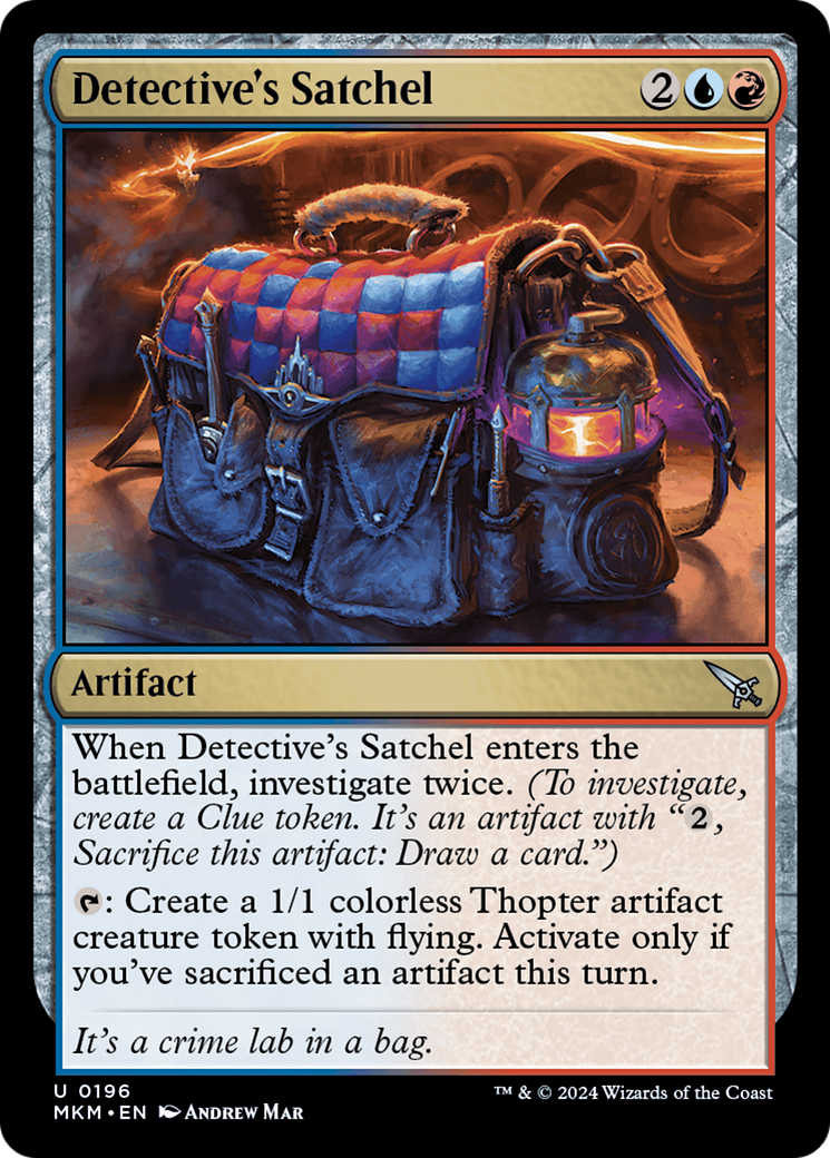 Detective's Satchel (MKM-196) - Murders at Karlov Manor