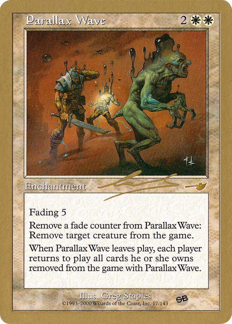 Parallax Wave - 2000 Nicolas Labarre (NMS) (SB) (WCD-NL17SB) - World Championship Decks 2000