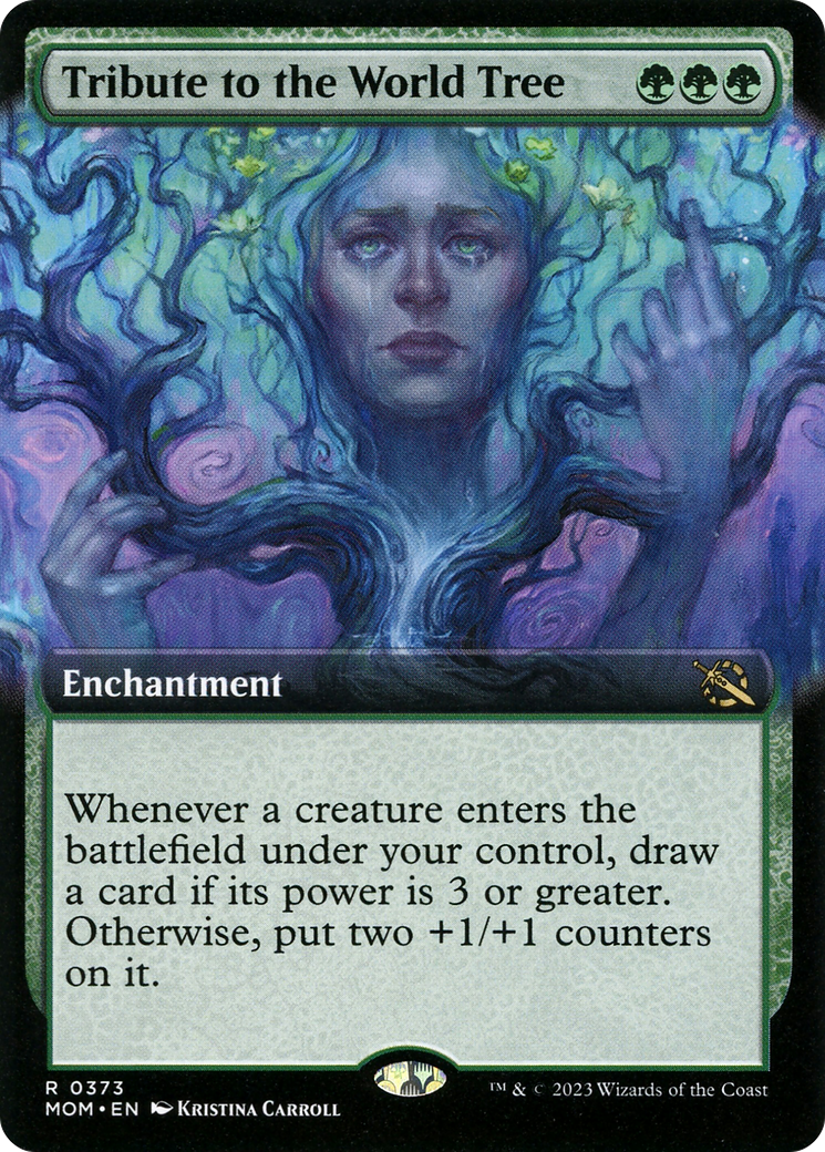 Tribute to the World Tree (Extended Art) (MOM-373) - March of the Machine: (Extended Art)