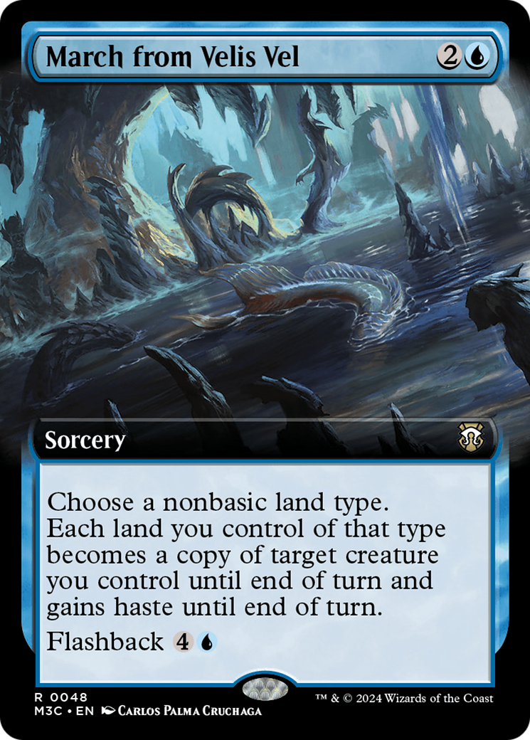 March from Velis Vel (Extended Art) (M3C-048) - Modern Horizons 3 Commander: (Extended Art) Foil