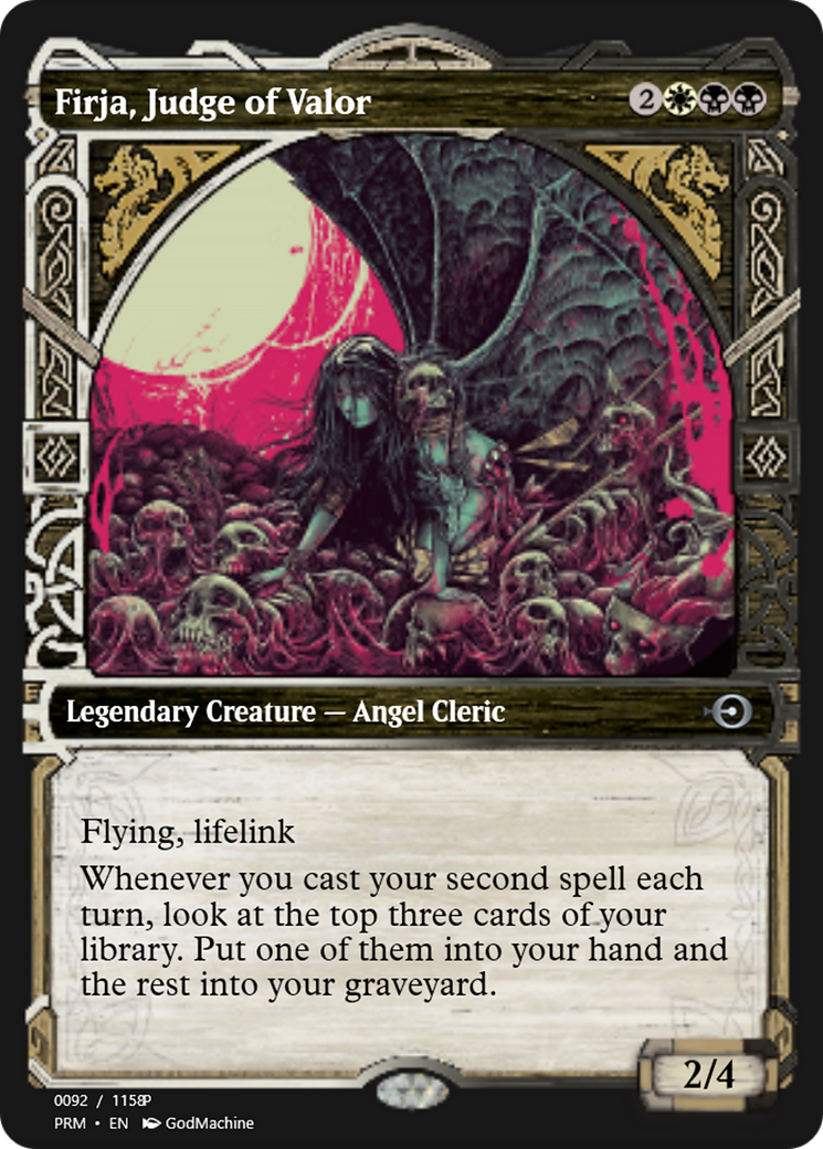 Firja, Judge of Valor (PRM-88384) - Magic Online Promos