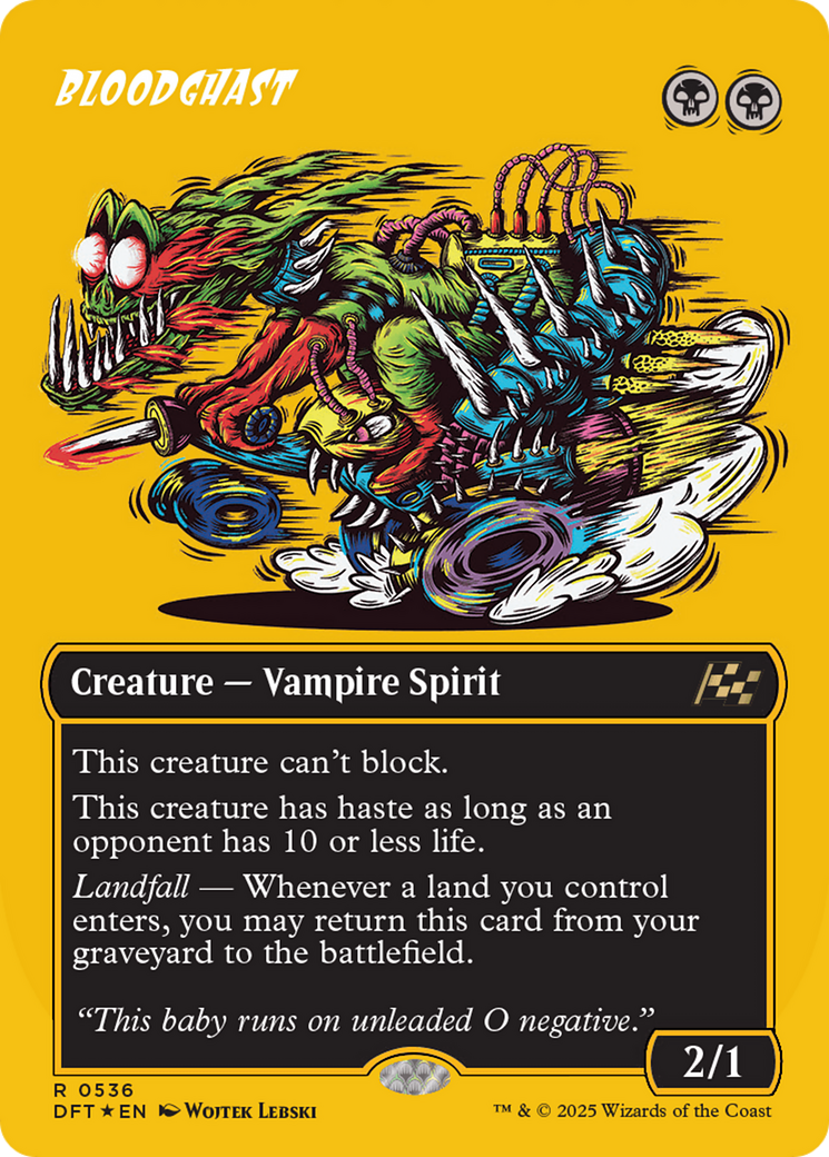 Bloodghast (DFT-536) - Aetherdrift (Borderless) Foil