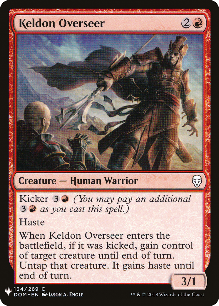 Keldon Overseer (LIST-134) - The List