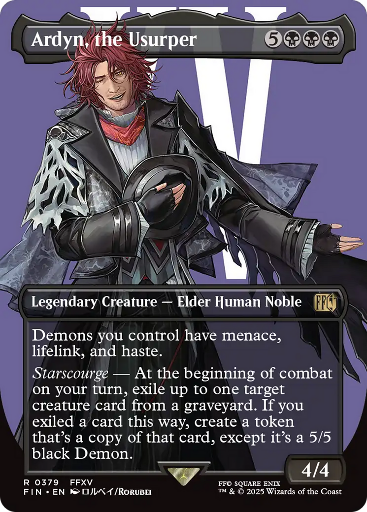 Ardyn, the Usurper (0379) (Borderless) (FIN-379) - FINAL FANTASY (Borderless) Foil