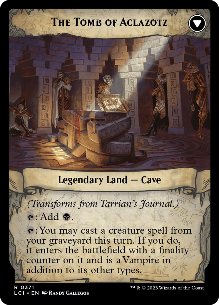 Tarrian's Journal (Extended Art) (LCI-371) - The Lost Caverns of Ixalan: (Extended Art) Foil