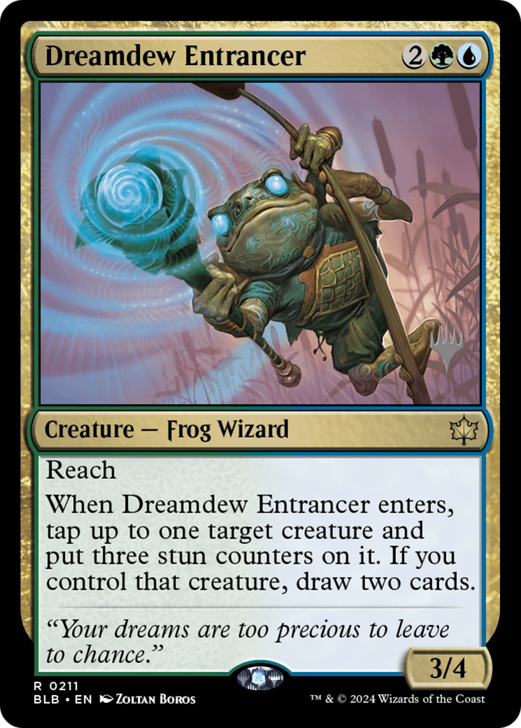 Dreamdew Entrancer (PPBLB-211P) - Bloomburrow Promos Foil
