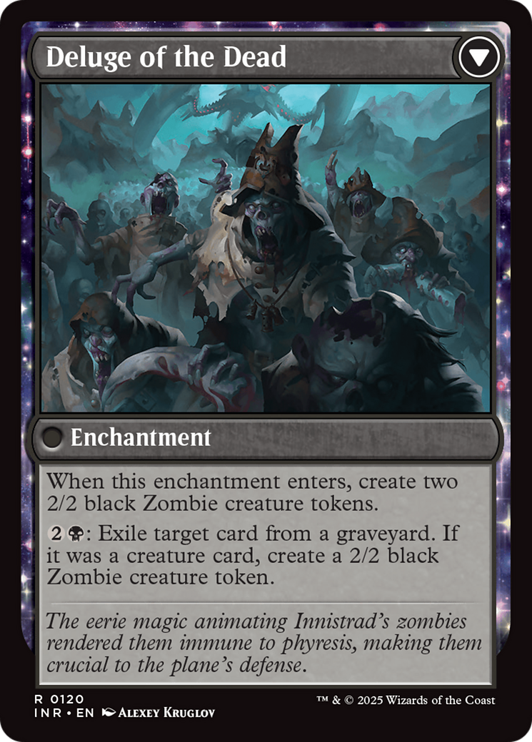 Invasion of Innistrad // Deluge of the Dead (INR-120) - Innistrad Remastered: (enchantment)