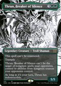 Thrun, Breaker of Silence (Borderless) (ONE-331) - Phyrexia: All Will Be One: (Showcase) (Borderless)