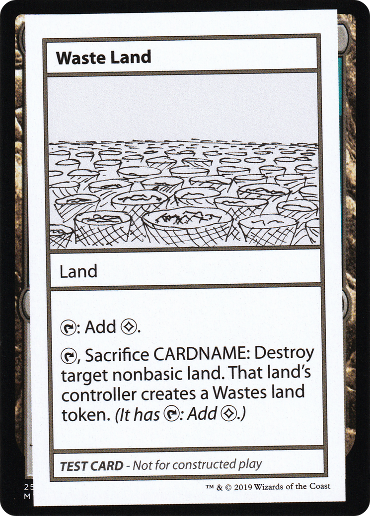 Waste Land (No PW Symbol) (CMB1-121) - Mystery Booster Playtest Cards 2021