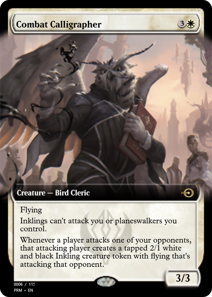 Combat Calligrapher (PRM-89984) - Magic Online Promos