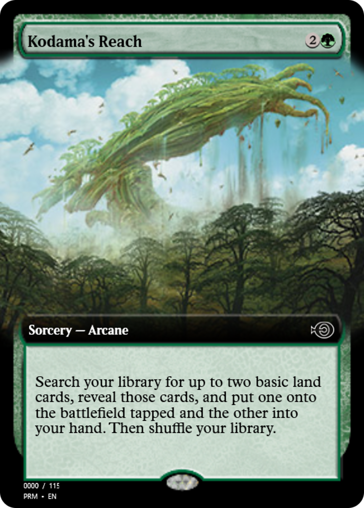Kodama's Reach (PRM-86122) - Magic Online Promos Foil
