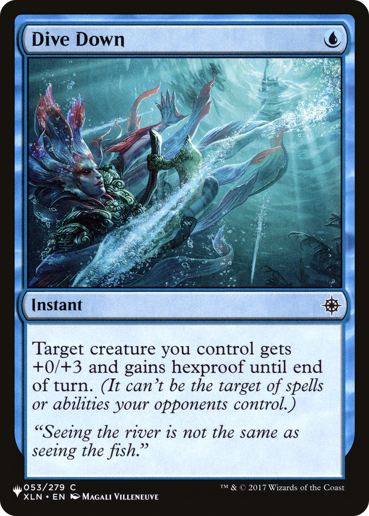 Dive Down (LIST-XLN-53) - The List