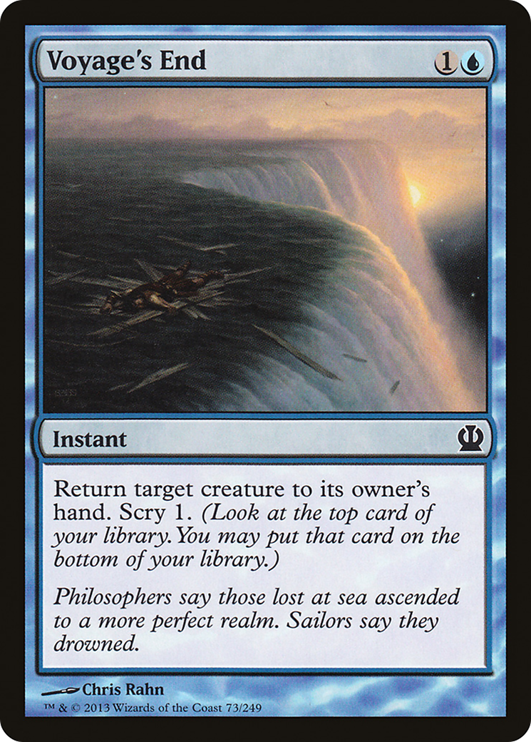 Voyage's End (THS-073) - Theros Foil