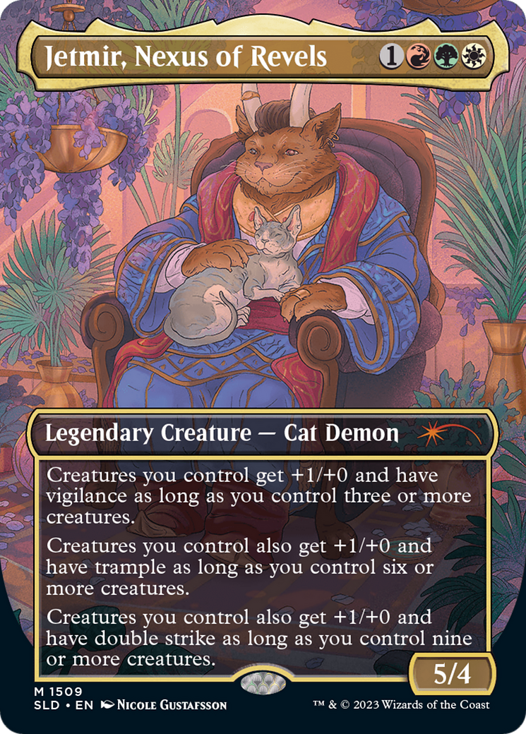Jetmir, Nexus of Revels (Display Commander) - Thick Stock (SLD-1555) - Secret Lair Drop (Borderless)