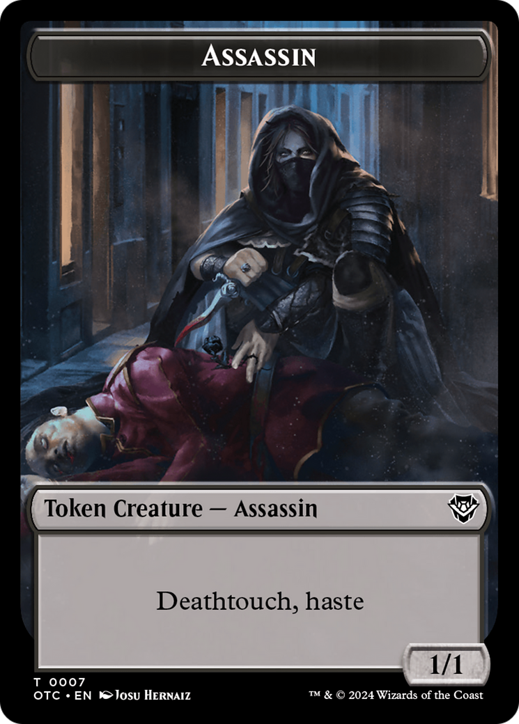 Assassin (TOTC-007) - Outlaws of Thunder Junction Commander Tokens
