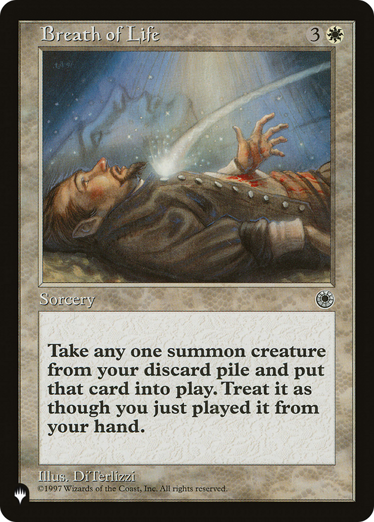 Breath of Life (LIST-POR-10) - The List