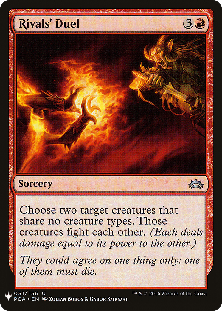 Rivals' Duel (LIST-051) - The List