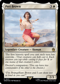 Peri Brown (Surge Foil) (WHO-631) - Doctor Who Foil