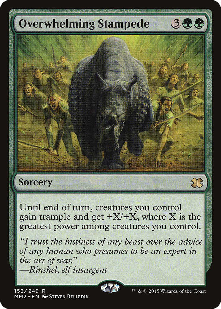 Overwhelming Stampede (MM2-153) - Modern Masters 2015