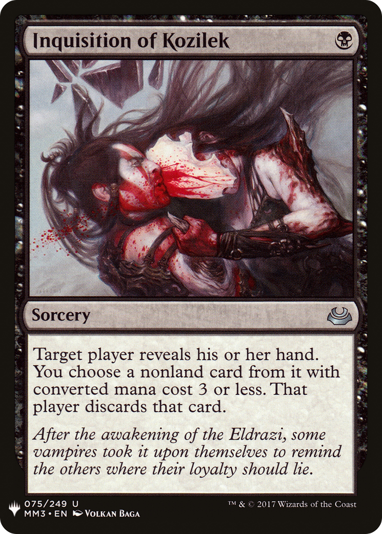 Inquisition of Kozilek (LIST-075) - The List