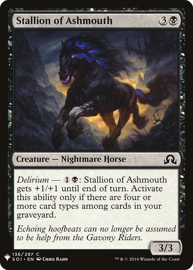 Stallion of Ashmouth (LIST-136) - The List